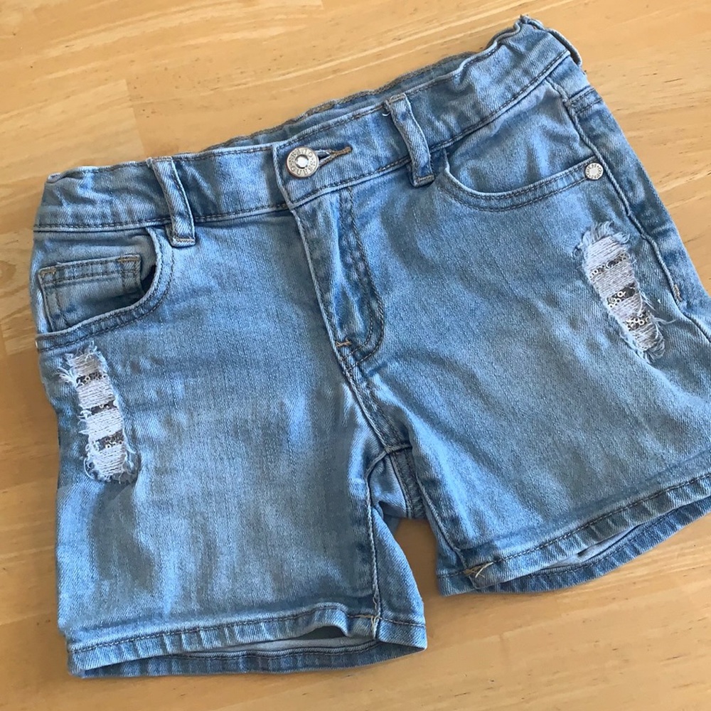 Guess Kids Girls Shorts w/ Sequence Sz 8